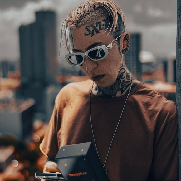 NEW Prada PR14YS 1425S0 Talc Dark Grey Rectangle Unisex Sunglasses - Picture 14 of 14